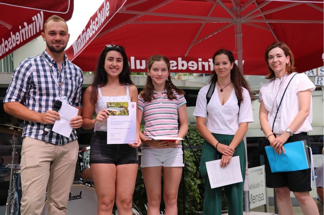 Ehrung unserer Sprachtalente Winfriedschule Fulda