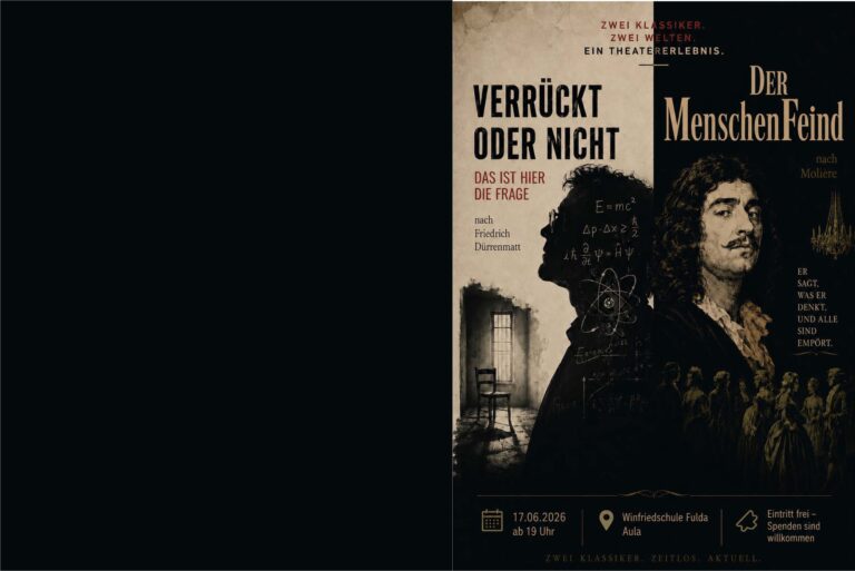 DS-Kurse der Q2 laden zum Theaterabend am 17.6. ein